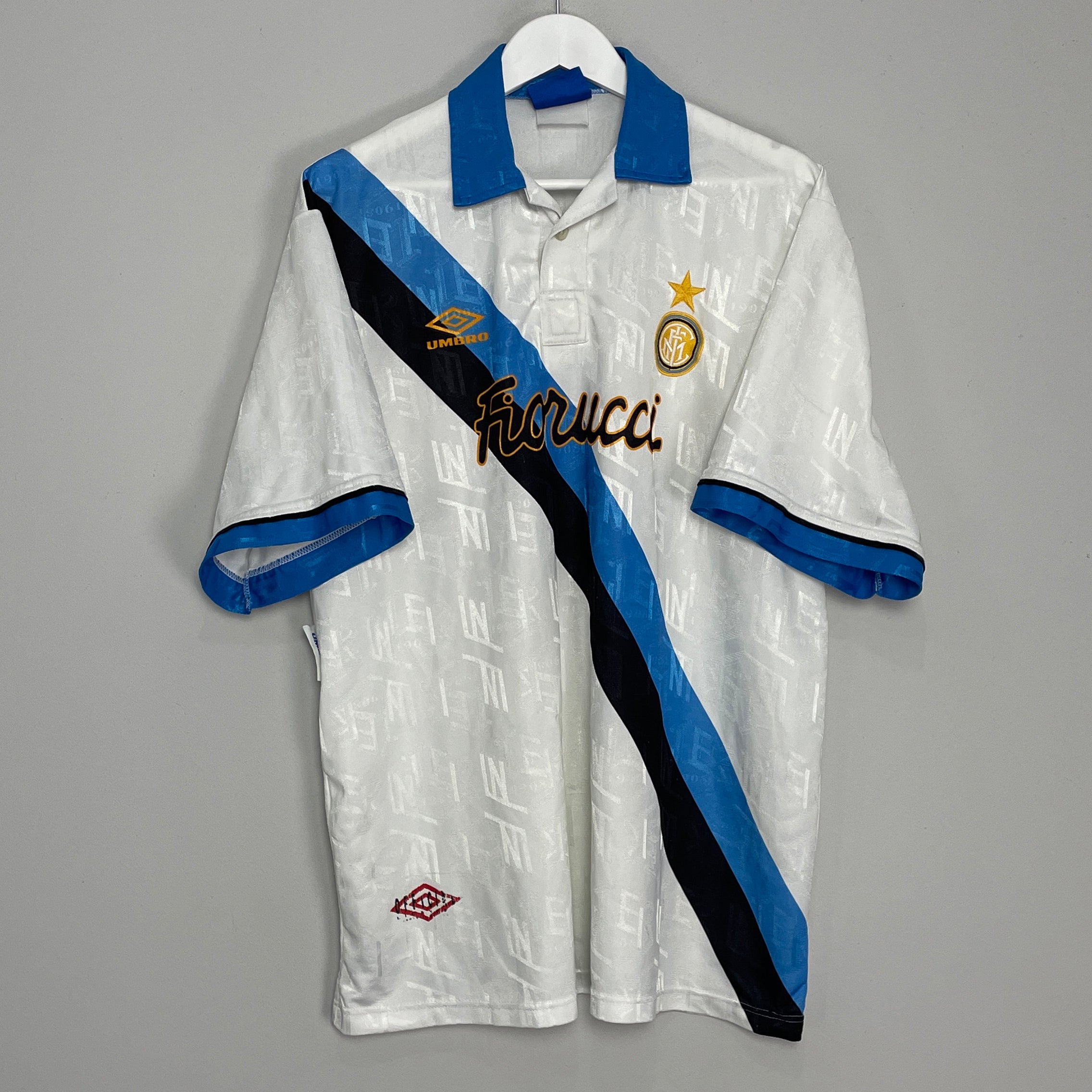 Shop 1993/94 INTER MILAN AWAY SHIRT (XXL) UMBRO, classic football shirts, vintage football shirts & retro soccer jerseys at Cult Kits