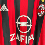 2005/06 AC MILAN HOME SHIRT (L) ADIDAS