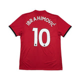 2017/18 Manchester United Ibrahimovic #10 Home Shirt (M) Adidas