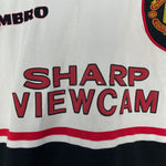 Shop 1997/99 MANCHESTER UNITED AWAY SHIRT (XL) UMBRO, classic football shirts, vintage football shirts & retro soccer jerseys at Cult Kits
