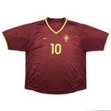 2000/02 Portugal Rui Costa #10 Home Shirt (XL) Nike