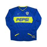 2003/04 Boca Juniors Tevez #11 Home Shirt L/S (L) Nike