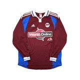 2000/01 Servette Siljak #9 L/S *Match Issue* Home Shirt (XL) Adidas