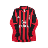 2005/06 AC Milan Rui Costa #10 L/S UCL Home Shirt (M) Adidas