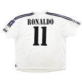 2002/03 Real Madrid Ronaldo #11 UCL Home Shirt (XXL) Adidas
