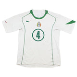 2004/06 Mexico Marquez #4 Player Issue Away Shirt (M) Nike