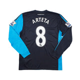 2011/12 Arsenal Arteta #8 L/S Away Shirt (M) Nike
