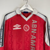 Shop 1998/99 AJAX TRAINING SHIRT (XL) UMBRO, classic football shirts, vintage football shirts & retro soccer jerseys at Cult Kits