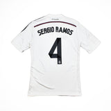 2014/15 Real Madrid Sergio Ramos #4 Home Shirt (M) Adidas