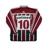 2001/03 Fluminense #10 L/S Home Shirt (XL) Adidas
