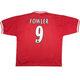 1996/98 Liverpool Fowler #9 Home Shirt (XL) Reebok