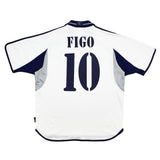 2000/01 Real Madrid Figo #10 Home Shirt (XL) Adidas