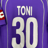 2006/07 FIORENTINA TONI #30 HOME SHIRT (XL) LOTTO