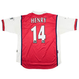 1999/00 Arsenal Henry #14 Home Shirt (XL) Nike