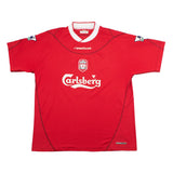 2002/04 Liverpool Carragher #23 Home Shirt (XL) Reebok