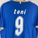 2007/08 ITALY TONI #9 HOME SHIRT (XL) PUMA