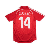 2006/08 Liverpool Alonso #14 Home Shirt (S) Adidas