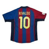 2001/02 Barcelona Rivaldo #10 Home Shirt (L) Nike