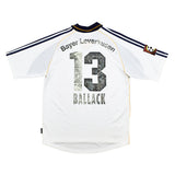 1999/00 Bayer Leverkusen Ballack #13 Away Shirt (M) Adidas