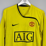 Shop 2008/09 MANCHESTER UNITED VAN DER SAR #1 GK SHIRT (M) NIKE, classic football shirts, vintage football shirts & retro soccer jerseys at Cult Kits