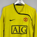 Shop 2008/09 MANCHESTER UNITED VAN DER SAR #1 GK SHIRT (M) NIKE, classic football shirts, vintage football shirts & retro soccer jerseys at Cult Kits