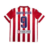 2013/14 Atletico Madrid Villa #9 Home Shirt (XL) Nike