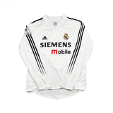 2003/04 Real Madrid Ronaldo #9 Home Shirt L/S (L) Adidas