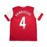 2010/11 Arsenal Fabregas #4 Home Shirt (L) Nike