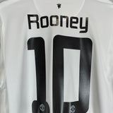 2012/14 MANCHESTER UNITED ROONEY #10 L/S AWAY SHIRT (XL) NIKE