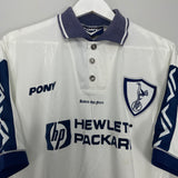 Shop 1995/97 TOTTENHAM HOME SHIRT (L) PONY, classic football shirts, vintage football shirts & retro soccer jerseys at Cult Kits