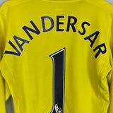 Shop 2008/09 MANCHESTER UNITED VAN DER SAR #1 GK SHIRT (M) NIKE, classic football shirts, vintage football shirts & retro soccer jerseys at Cult Kits