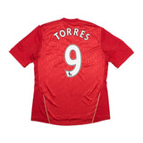 2010/11 Liverpool Torres #9 Home Shirt (L) Adidas