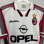 Shop 1997/98 AC MILAN AWAY SHIRT (XL) LOTTO, classic football shirts, vintage football shirts & retro soccer jerseys at Cult Kits