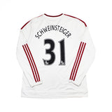 2015/16 Manchester United Schweinsteiger #31 L/S Away Shirt (XL) Adidas
