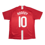 2007/08 Manchester United Rooney #10 Home Shirt (XL) Nike