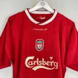 Shop 2002/03 LIVERPOOL HOME SHIRT (M) REEBOK, classic football shirts, vintage football shirts & retro soccer jerseys at Cult Kits
