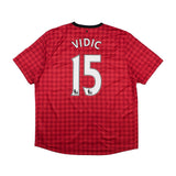 2012/13 Manchester United Vidic #15 Home Shirt (XXL) Nike