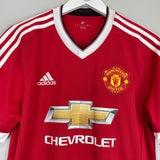2015/16 MANCHESTER UNITED ROONEY #10 *BNWT* HOME SHIRT (M) ADIDAS