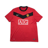 2009/10 Manchester United Scholes #18 Home Shirt (XL) Nike