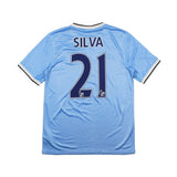 2013/14 Manchester City Silva #21 Home Shirt (M) Nike