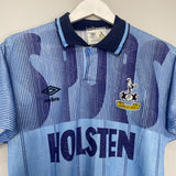 Shop 1991/94 TOTTENHAM AWAY SHIRT (S) UMBRO, classic football shirts, vintage football shirts & retro soccer jerseys at Cult Kits
