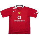 2004/06 Manchester United Van Nistelrooy #10 Home Shirt (S) Nike