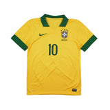 2013/14 Brazil Neymar Jr #10 Home Shirt (S) Nike