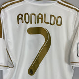 2011/12 REAL MADRID RONALDO #7 HOME SHIRT (L) ADIDAS