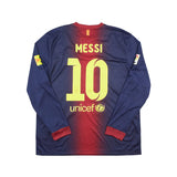 2012/13 Barcelona Messi #10 L/S Home Shirt (XL) Nike