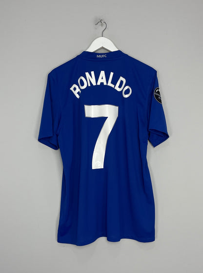 Image of the Manchester United Ronaldo shirt from the 2008/09 season