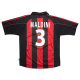 1998/99 AC Milan Maldini #3 Home Shirt (XL) Adidas