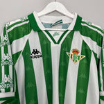 Shop 1995/97 REAL BETIS HOME SHIRT (XL) KAPPA, classic football shirts, vintage football shirts & retro soccer jerseys at Cult Kits