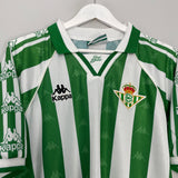 Shop 1995/97 REAL BETIS HOME SHIRT (XL) KAPPA, classic football shirts, vintage football shirts & retro soccer jerseys at Cult Kits