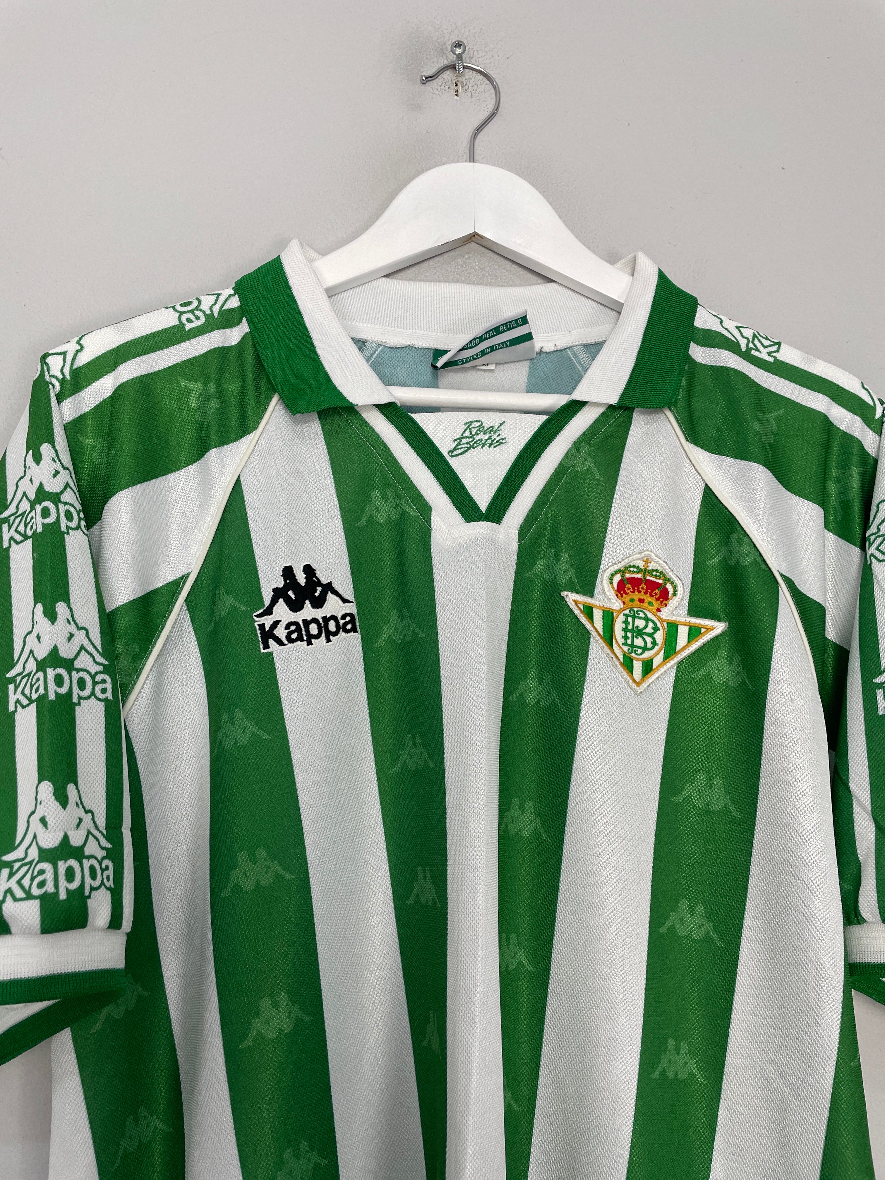 Shop 1995/97 REAL BETIS HOME SHIRT (XL) KAPPA, classic football shirts, vintage football shirts & retro soccer jerseys at Cult Kits
